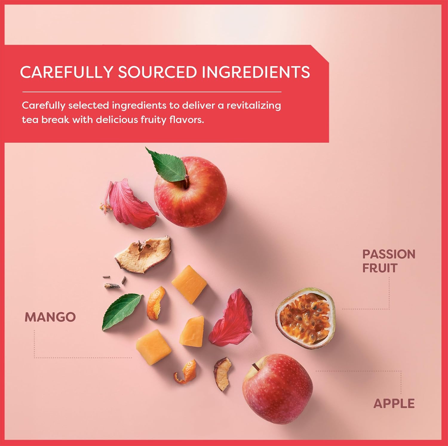 Alternative view of Wissotzky Fruit Galore Herbal Tea, 20 Tea Bags | Caffeine Free Tea | Antioxidant Rich | Fruity Blend | Herbal Tea Bags