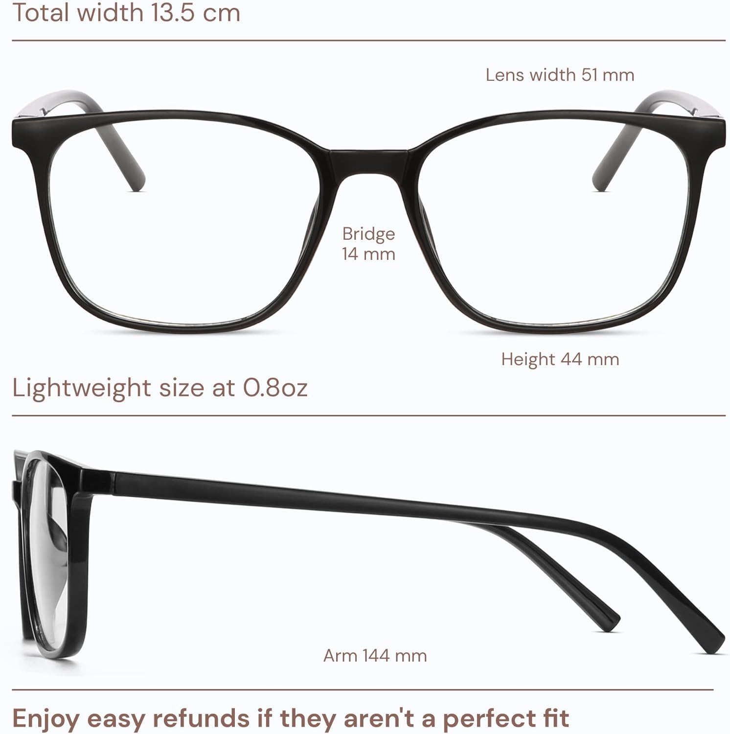 Gaoye Ultralight Blue Light Glasses for Women - Computer Protection Glasses for All Day Comfort - Anti UV Glare & Eyestrain