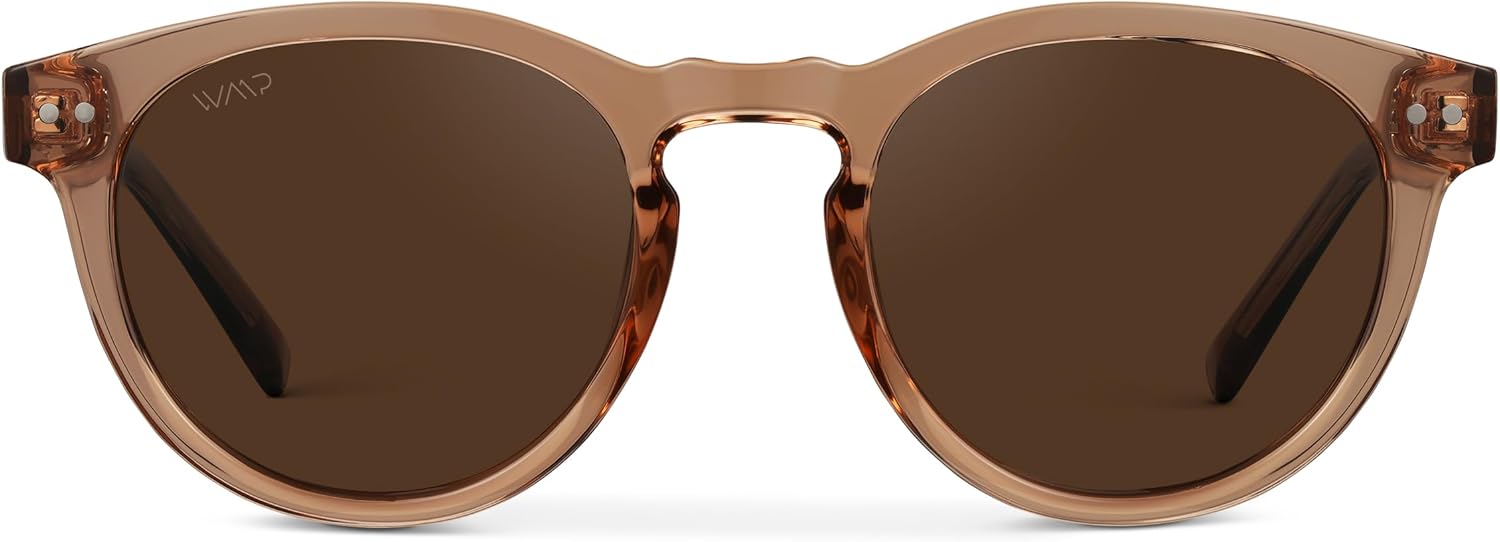 WearMe Pro Round Polarized Sunglasses for Women - Retro Classic UV400 Protection for Driving & Everyday Wear