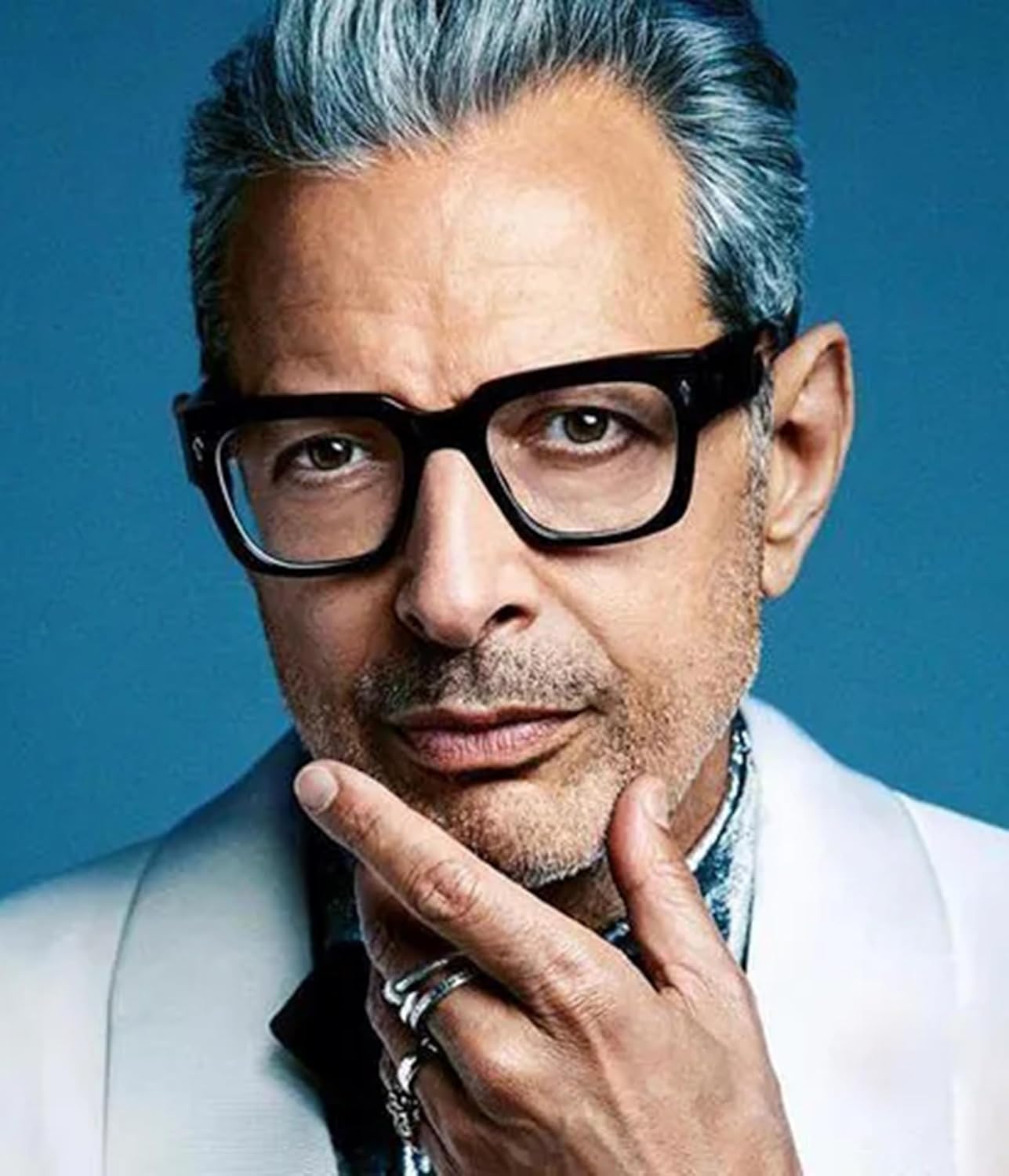 EYLRIM Square Frame Glasses for Women Men Fashion Thick Frame Blue Light Glasses Non Prescription Eyeglasses