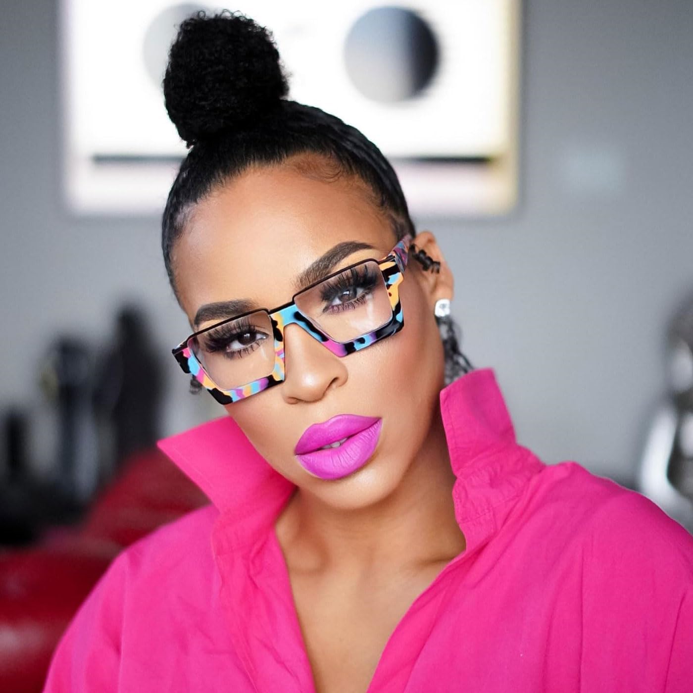 VOOGLAM Rectangle Blue Light Blocking Glasses for Women Men Anti Eyestrain Dry Eyes Computer Phone TV Eyewear Dardhan