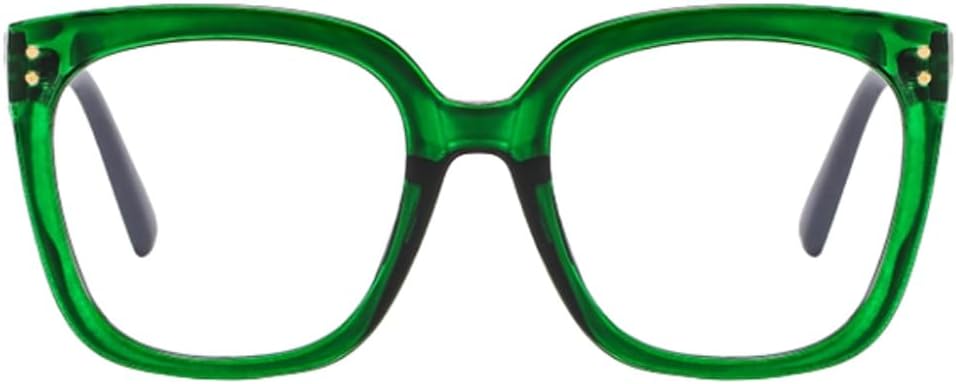 Shiratori Blue Light Blocking Glasses Rectangle Chic Preppy Look MultiColor Frame for Women Men