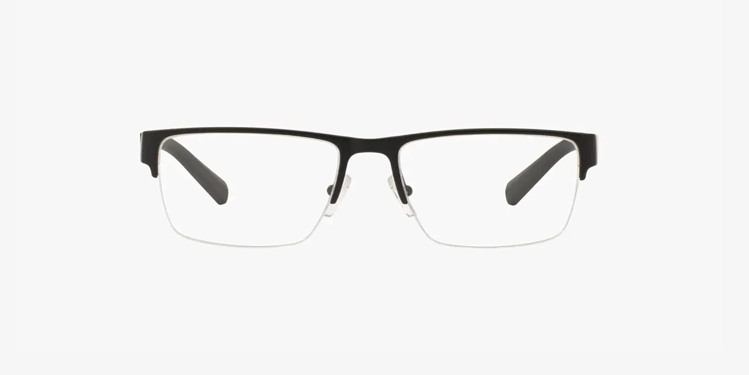 Armani Exchange mens Ax1018 Rectangular Prescription Eyewear Frames