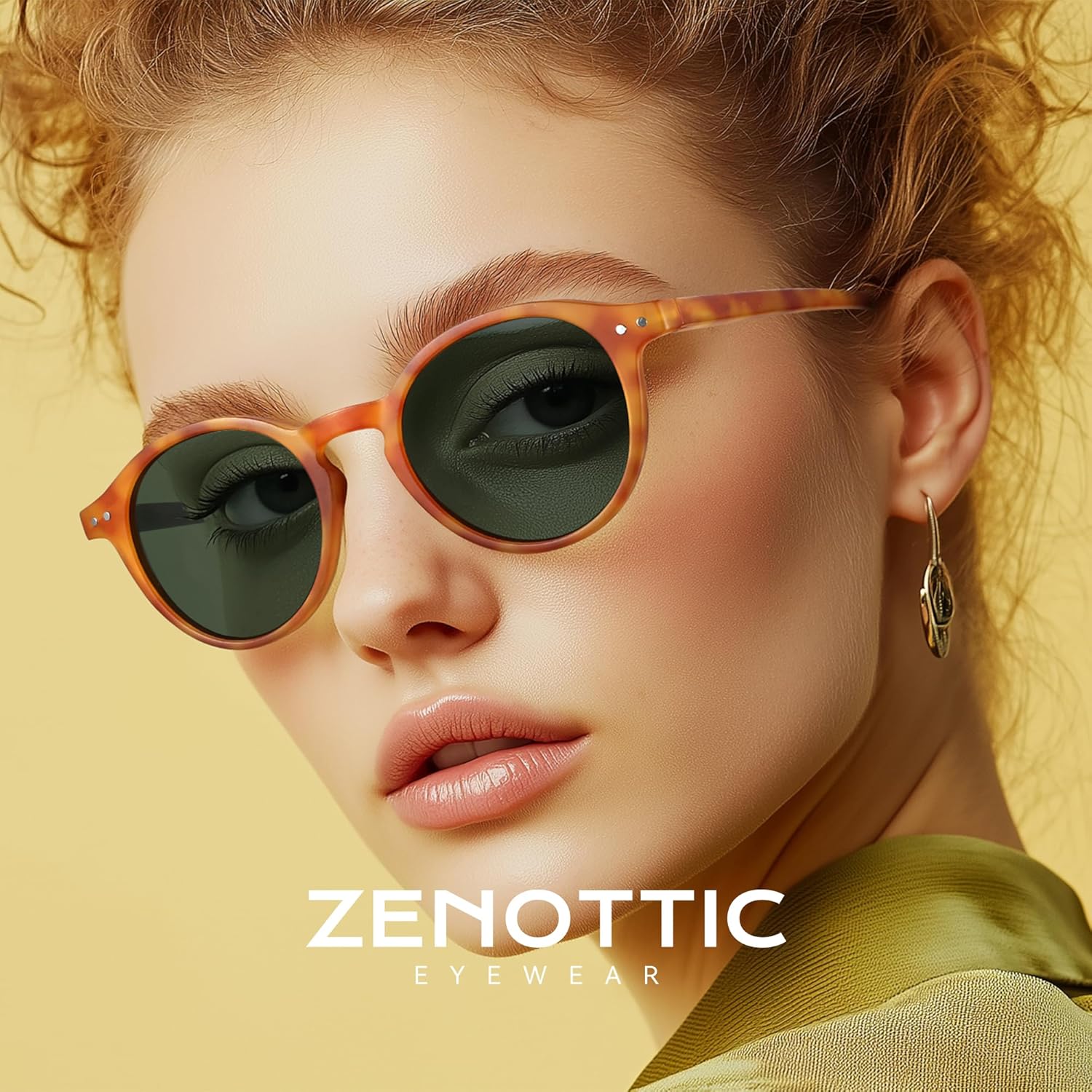 ZENOTTIC Polarized Round Sunglasses, Stylish Sunglasses for Men and Women Retro Classic, Multi-Style Selection