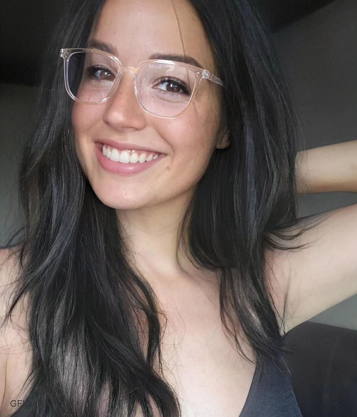 GFUIARA Blue Light Blocking Glasses for Women Men,Fashion Square Blue Blockers Glasses,Computer/TV/Phones/Gaming Glasses