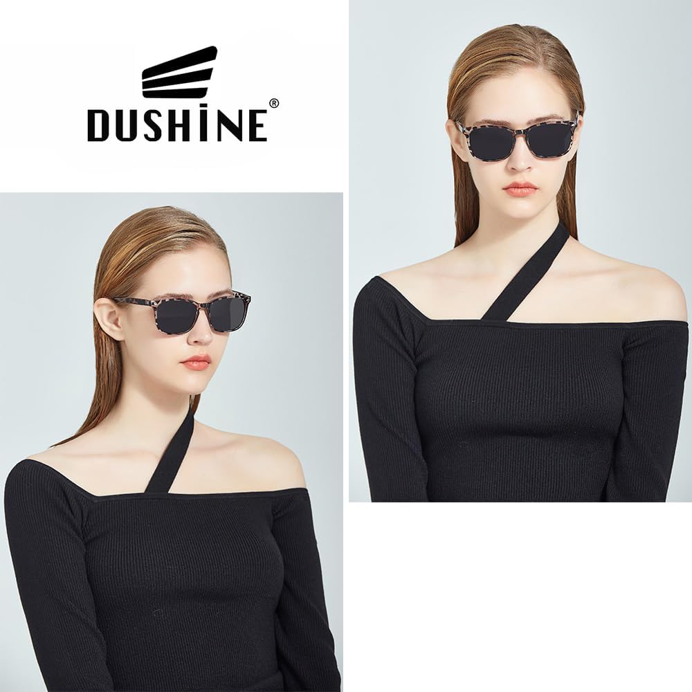 DUSHINE Polarized Sunglasses for Women Classic Retro Style UV400 Protection
