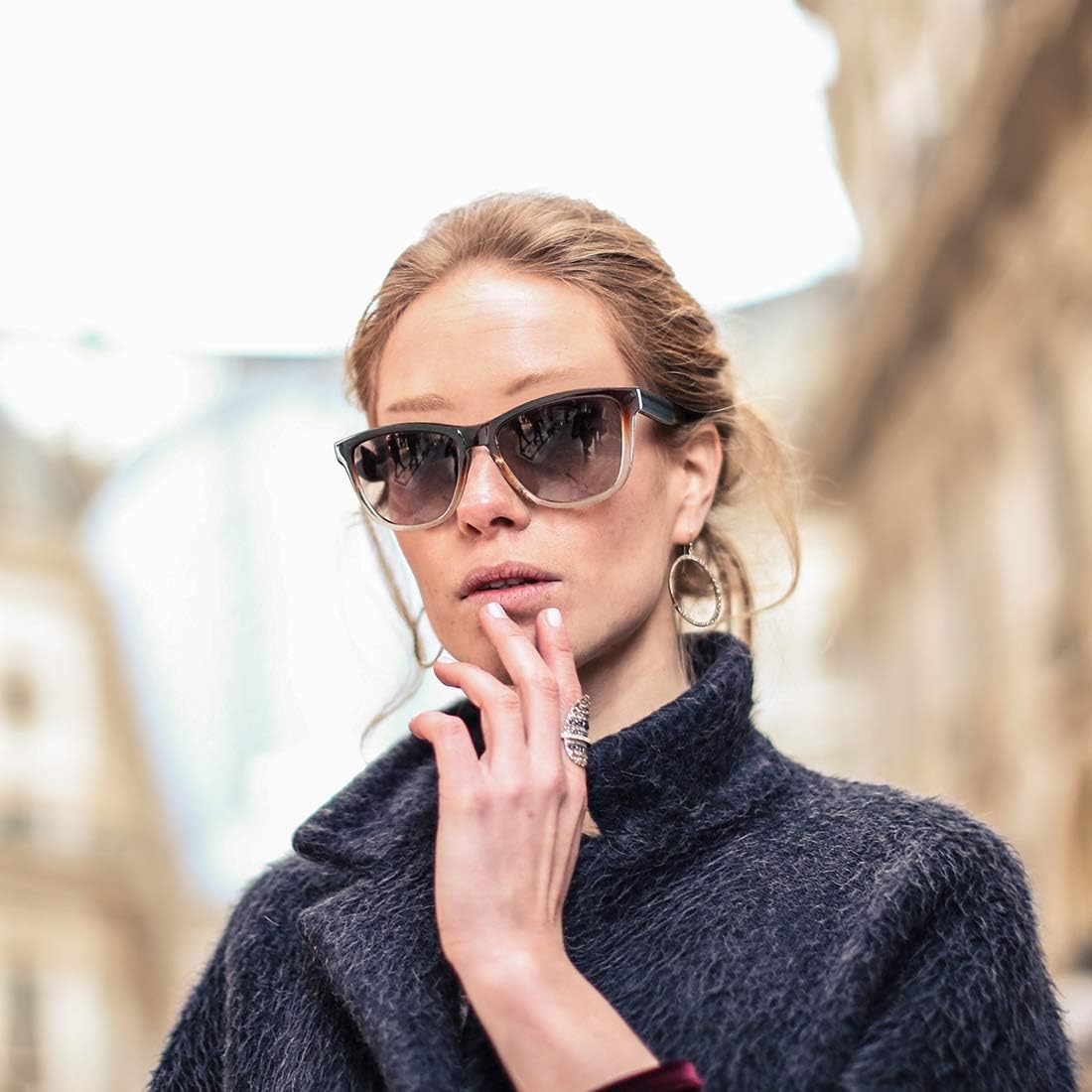 MEETSUN Polarized Sunglasses for Women Men Trendy Classic Retro Designer Style