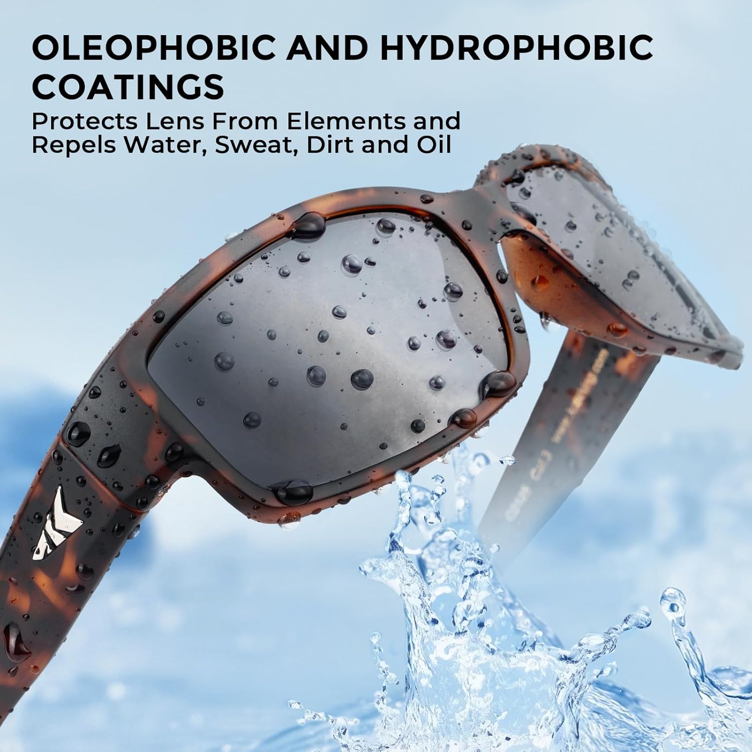 KastKing Skidaway Polarized Sport Sunglasses for Men and Women,Ideal for Driving Fishing Cycling and Running,UV Protection