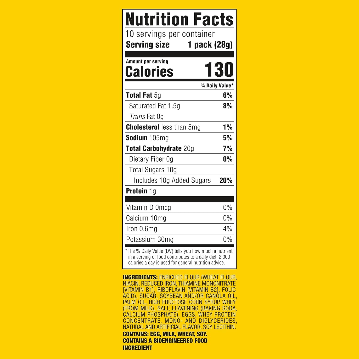 NILLA Wafers Mini Cookies, Vanilla Wafers, 10 Snack Packs