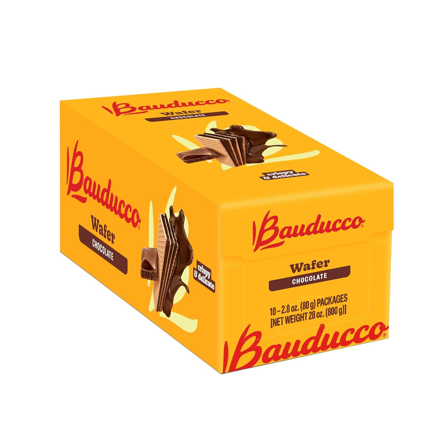 Bauducco Hazelnut Wafers - Crispy Wafer Cookies With 3 Delicious, Indulgent Decadent Layers of Hazelnut Flavored Cream - Delicious Sweet Snack or Desert - 5.0 oz (Pack of 1) - Image 7