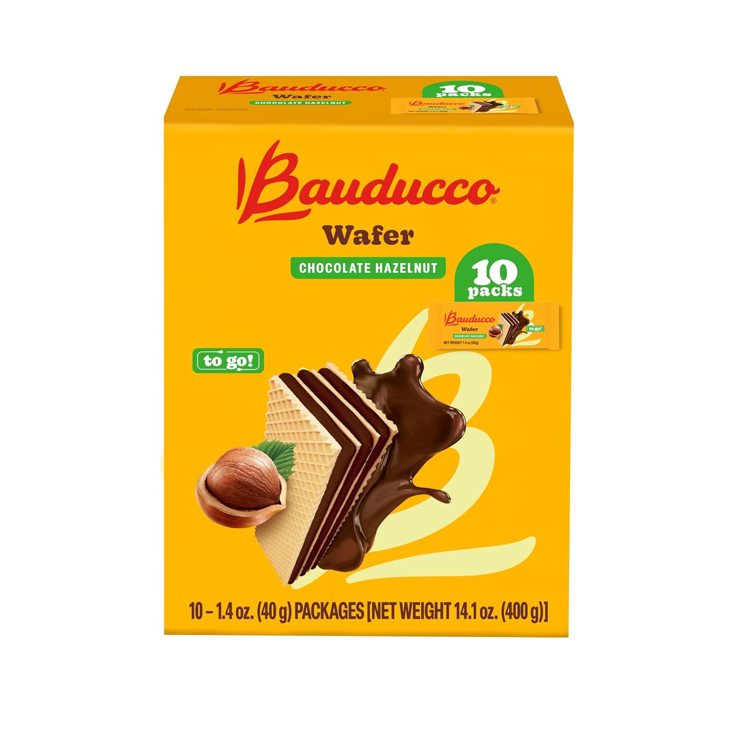 Bauducco Hazelnut Wafers - Crispy Wafer Cookies With 3 Delicious, Indulgent Decadent Layers of Hazelnut Flavored Cream - Delicious Sweet Snack or Desert - 5.0 oz (Pack of 1) - Image 8