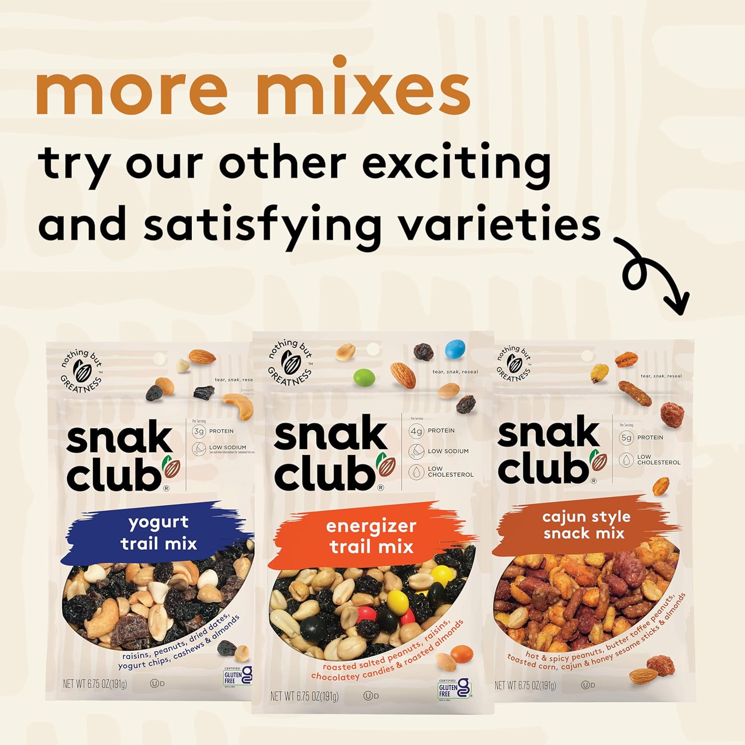 Snak Club Peanut Butter Chocolate Trail Mix with Peanuts, Peanut Butter M&Mu2019S, Toffee Peanuts, and Pretzels, 11 oz Resealable Bag - Image 5