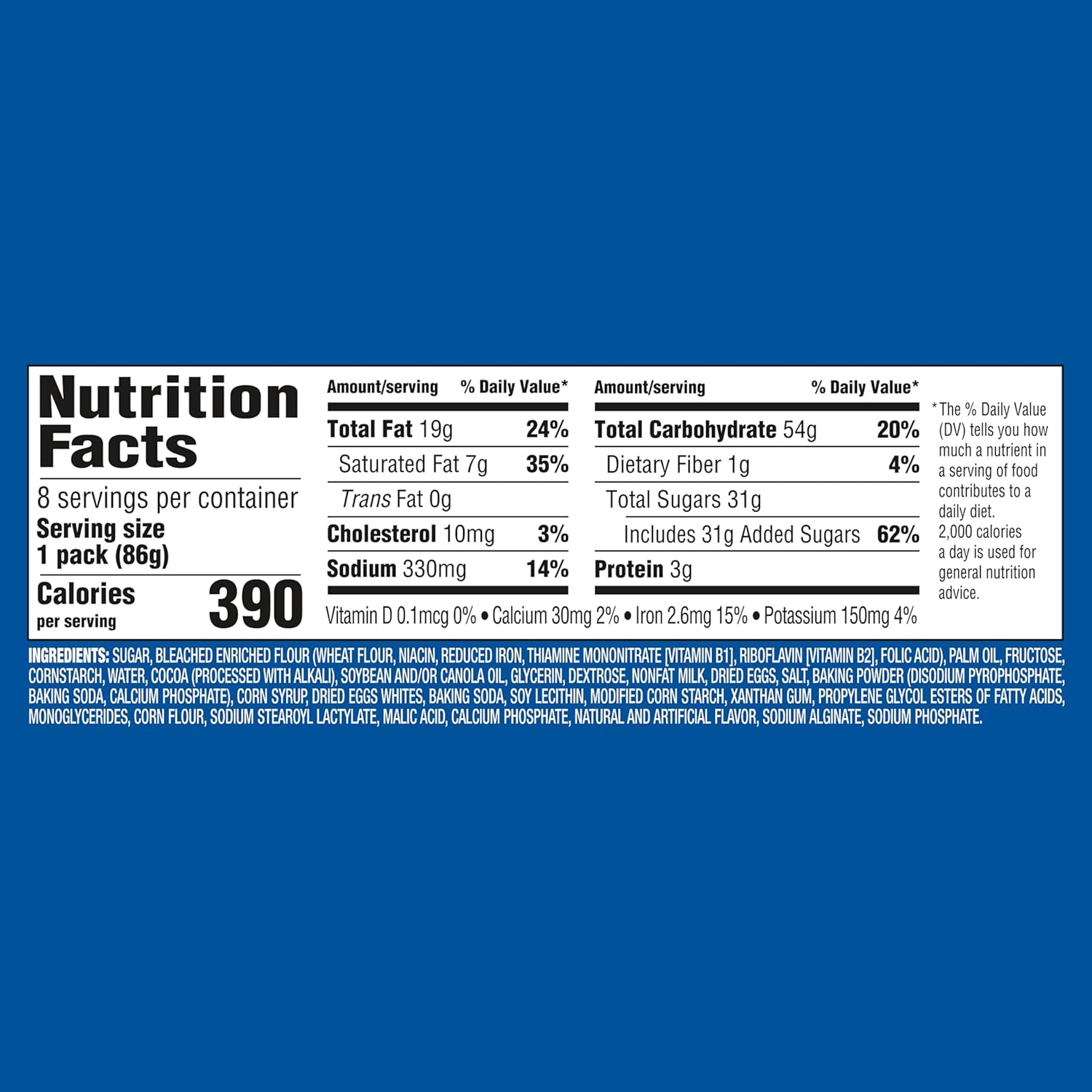 Oreo Cakesters Soft Snack Cakes, 8-3.03 oz Snack Packs