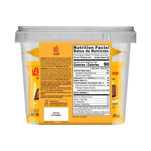 Bauducco Choco Biscuit Cookies u2013 Crispy Chocolate-Covered Biscuits, Individually Wrapped for Snacking, Dessert, and Lunch Boxes, 15.2 oz (Pack of 24)