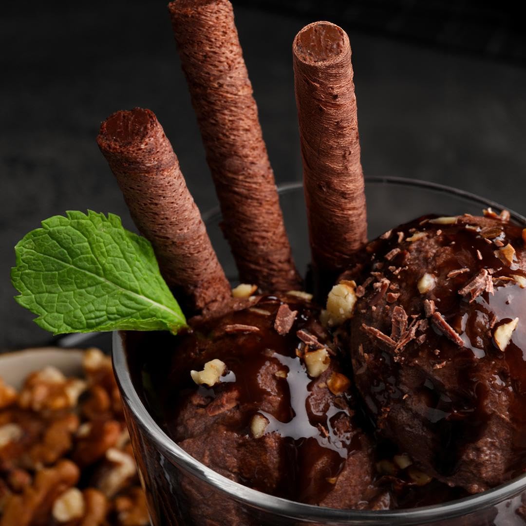 Bauducco Wafer Rolls, Chocolate Hazelnut, 14.1 oz (Pack of 1) - Crispy Cream-Filled Cookies - Gourmet Rolled Wafer Sticks - Premium Dessert Treat - Perfect for Coffee, Parties & Gift Baskets - Family Sharing Snack - Image 5