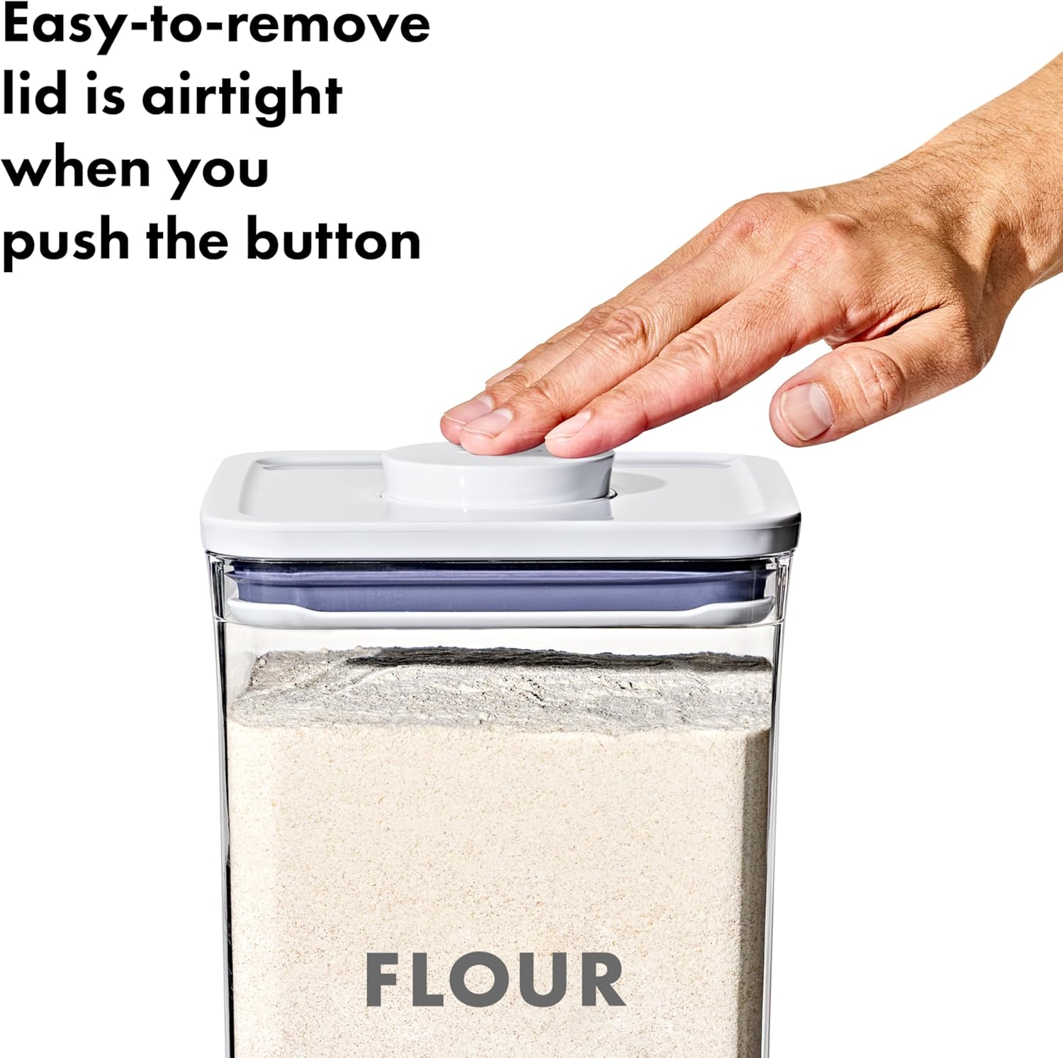 OXO Good Grips 8-Piece Prelabeled Baking POP Container Set