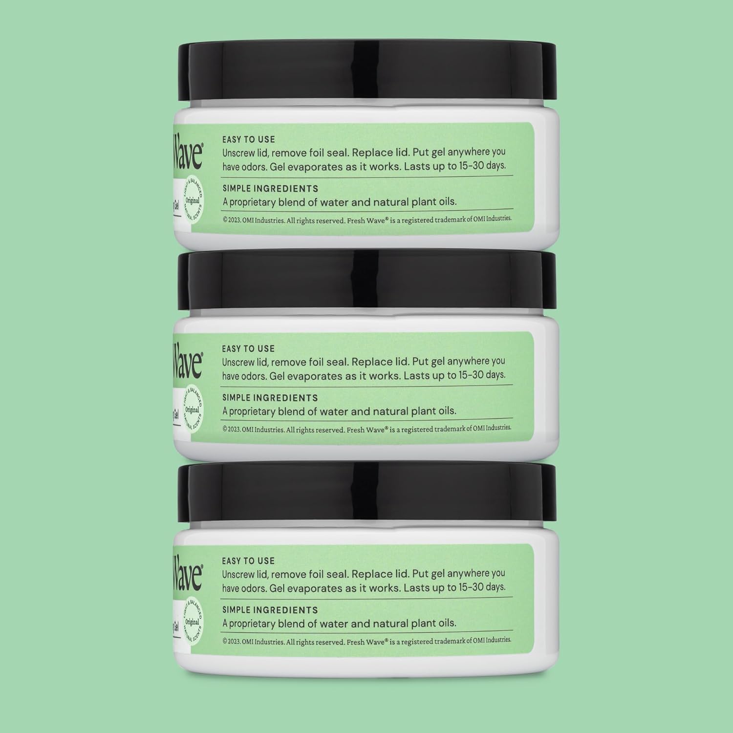 Fresh Wave Odor Removing Gel, 7 oz., Pack of 3 - Odor Absorbers for Home, Safer Odor Relief, Natural Plant-Based Odor Eliminator, Every 7 oz. lasts 15-30 Days, For Cooking, Trash & Pets - Image 7