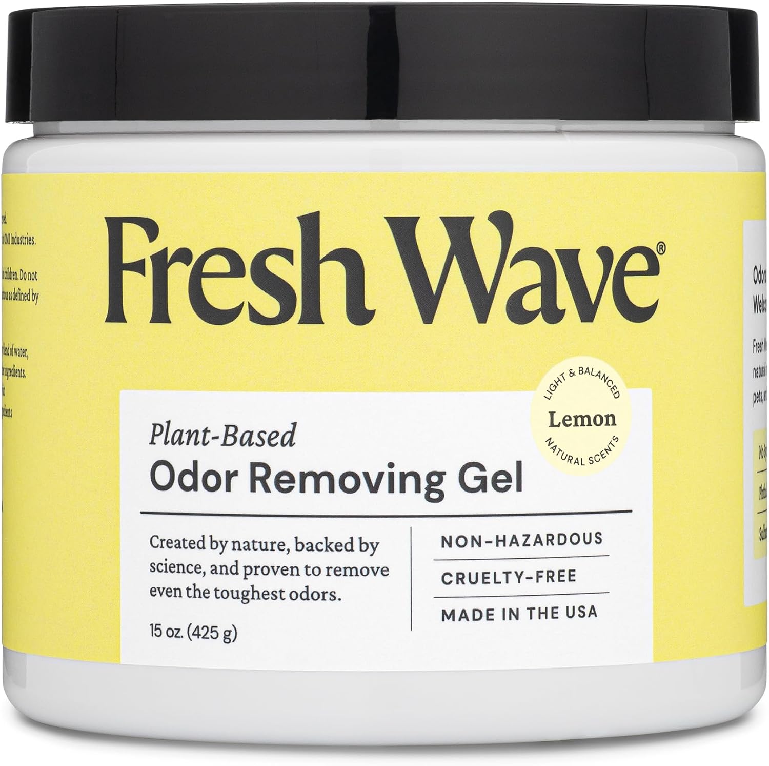 Fresh Wave Odor Removing Gel, 7 oz., Pack of 3 - Odor Absorbers for Home, Safer Odor Relief, Natural Plant-Based Odor Eliminator, Every 7 oz. lasts 15-30 Days, For Cooking, Trash & Pets - Image 9
