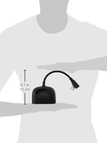 Kasa Apple HomeKit Outdoor Smart Plug, 2 Sockets, IP64 Weather Resistance for Outdoor String Lights, Compatible with Siri, Alexa & Google Home, Long Wi-Fi Range, 2.4G Wi-Fi Only, ETL Certified (EP40A)