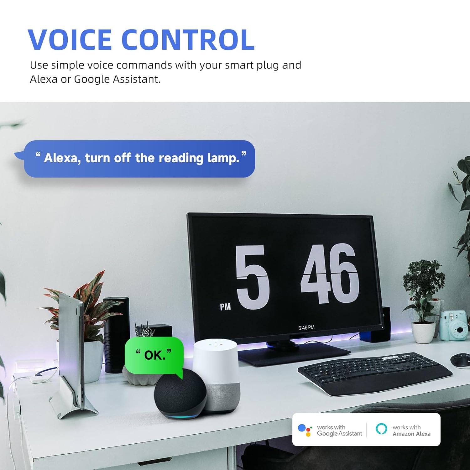 4pcs 15A Smart Plug Mini Bundle with 15A 10pcs Duplex Receptacle Electrical Outlet - Image 2