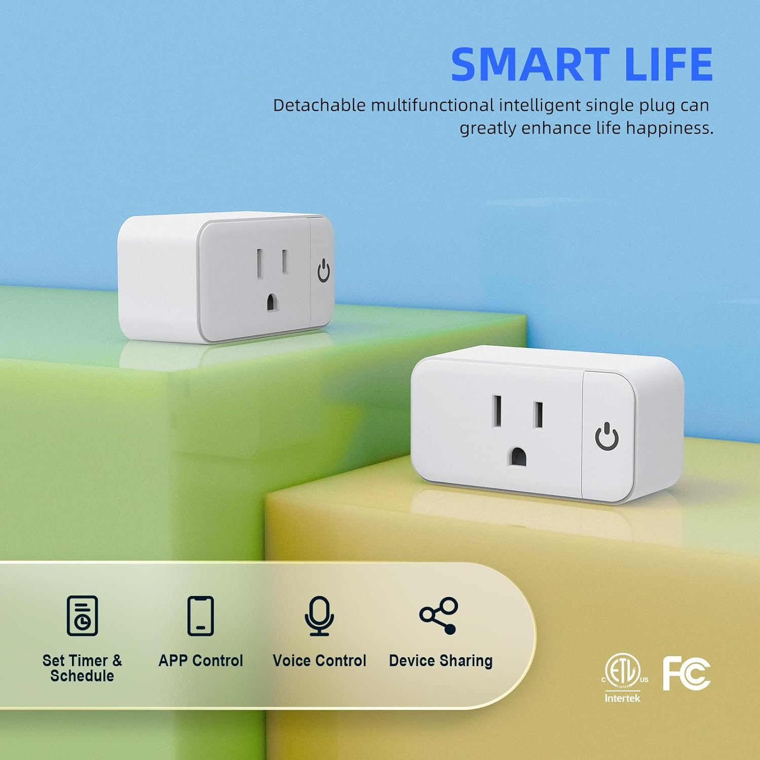 4pcs 15A Smart Plug Mini Bundle with 15A 10pcs Duplex Receptacle Electrical Outlet - Image 6