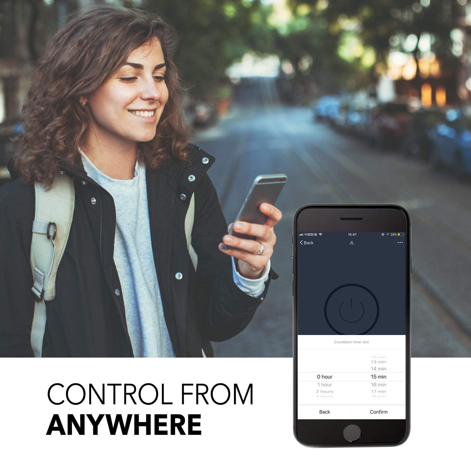 HBN Smart Plug Mini 15A, WiFi Smart Outlet Works with Alexa, Google Home Assistant, Remote Control with Timer Function, No Hub Required, ETL Certified, 2.4G WiFi Only, 4-Pack - Image 5