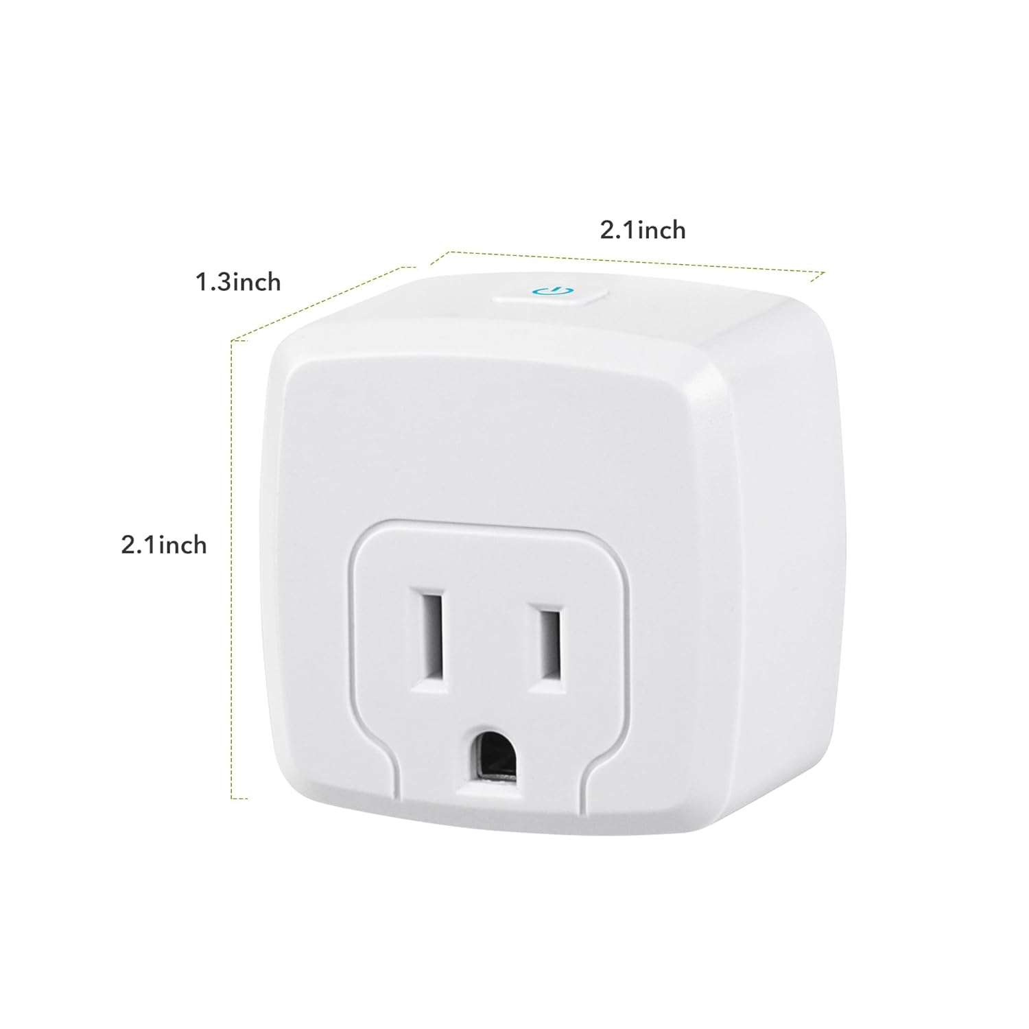 HBN Smart Plug Mini 15A, WiFi Smart Outlet Works with Alexa, Google Home Assistant, Remote Control with Timer Function, No Hub Required, ETL Certified, 2.4G WiFi Only, 4-Pack - Image 6