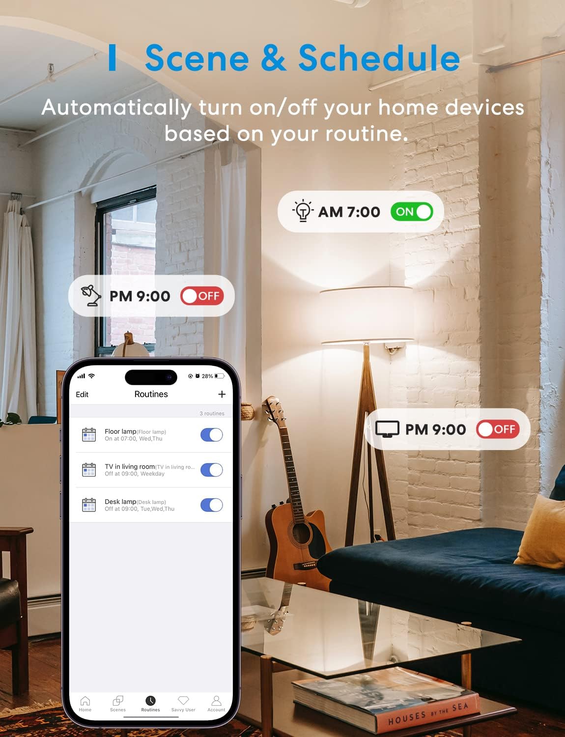 Meross Smart Power Strip Compatible with Apple HomeKit, Siri, Alexa, Google Home and SmartThings, WiFi Surge Protector with 4 AC Outlets, 4 USB Ports and 6ft Extension Cord, Voice and Remote Control - Image 5