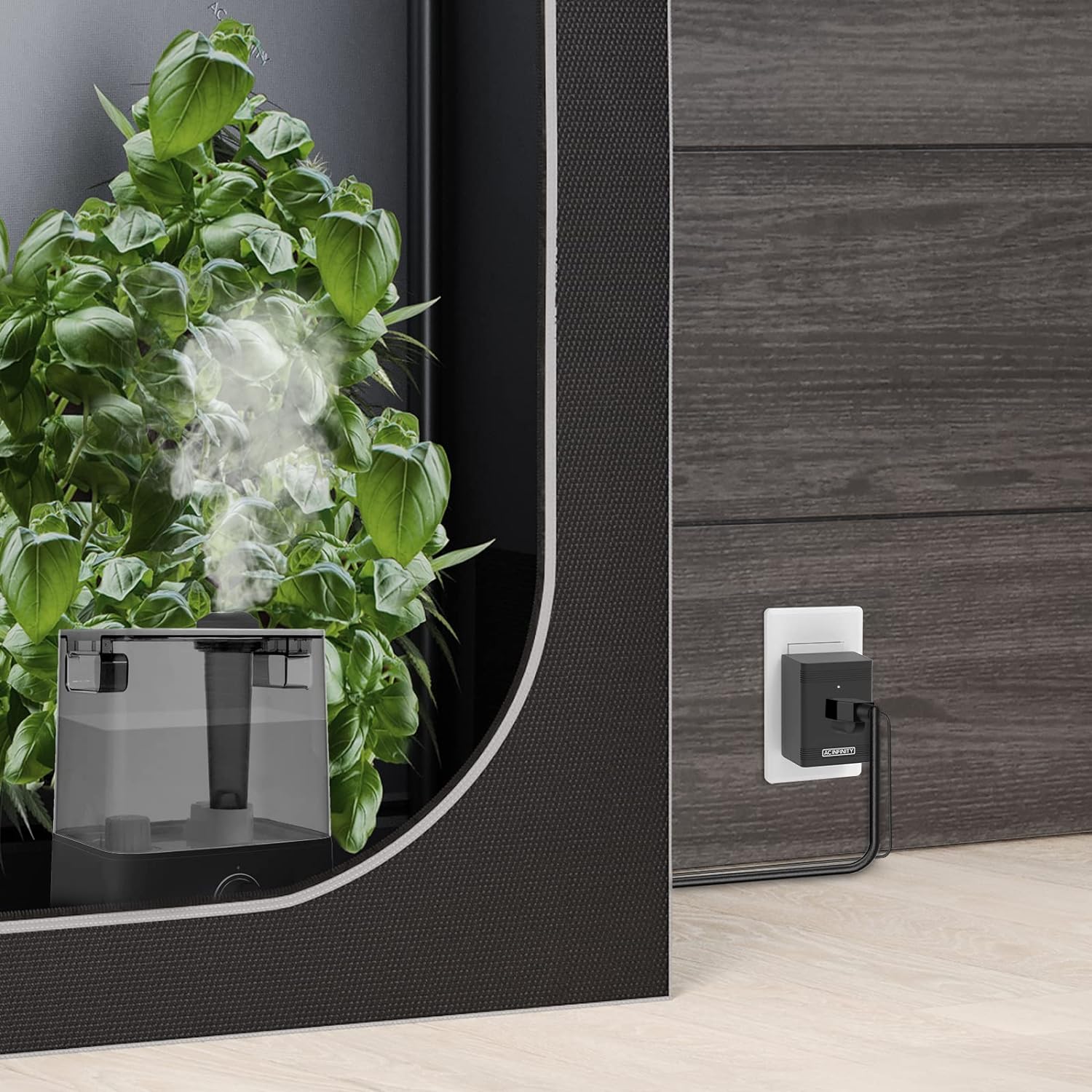 AC Infinity UIS Control Plug, Outlet Adapter to Connect UIS Smart Controllers to Outlet Devices