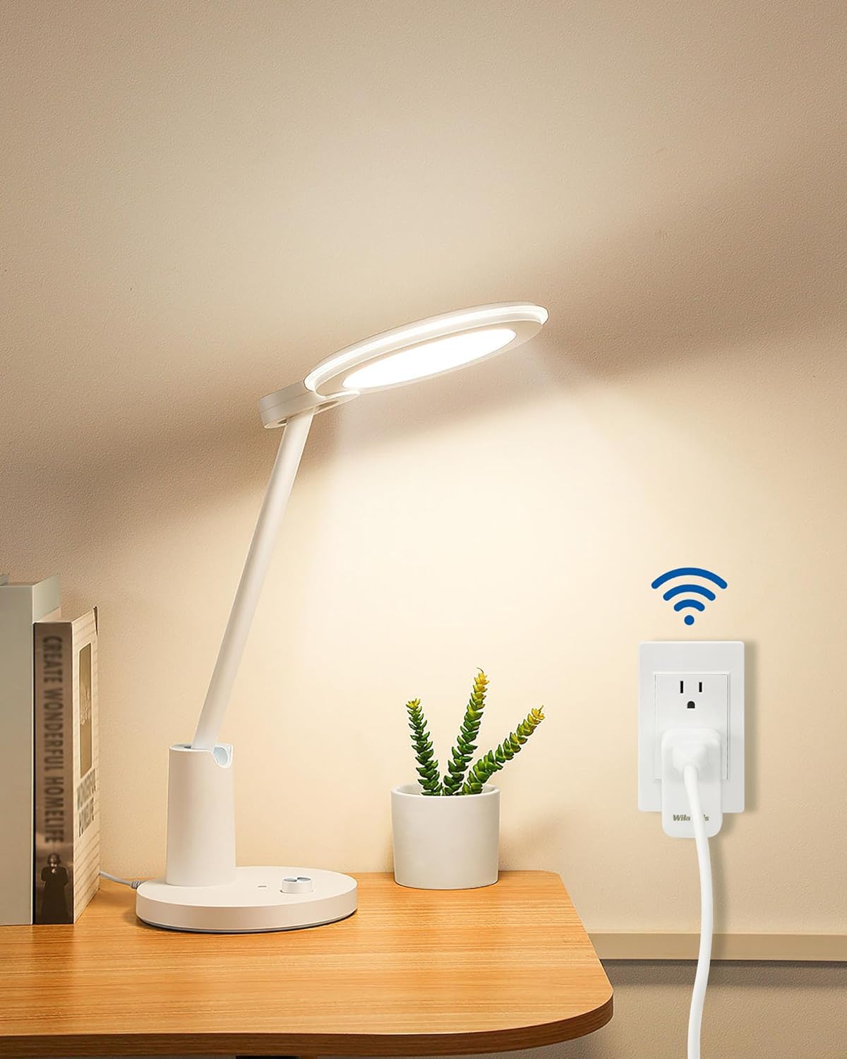 Remote Control Outlet Plug Wireless On Off Power Switch, WILAWELS Wireless Remote Light Switch for Lamp, Light, Fan, Programmable, Compact, 100ft RF Range, FCC Listed, Battery Included W02RC1106 - Image 5