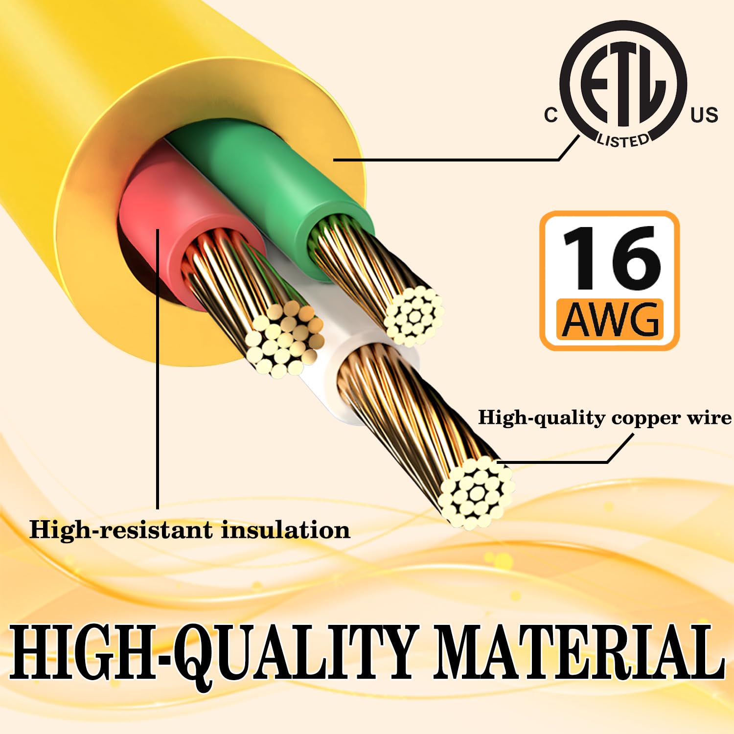 NEWNEWLIU AC110V Outdoor Wireless Remote Control Power Switch, AC110V/120V/250V/20A Heavy Duty Weatherproof Smart Outlet Plug with 2-Way Y-Splitter,164FT Range for Lamps,Pumps,Dust Collectors - Image 6