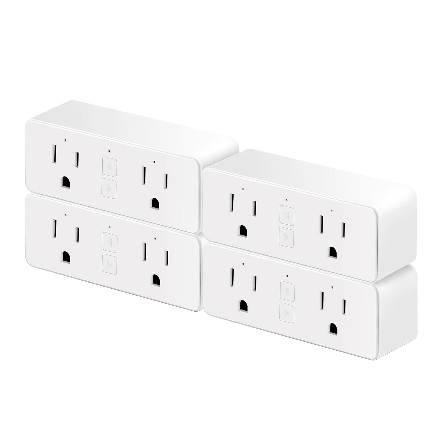 JUNLIT Dual Smart Plug, 15A WiFi Outlet Extender, Smartlife App Control, Schedule Timer Function, 2-in-1 Compatible with Alexa, Google Home Assistant, No Hub Required, ETL&FCC, 2.4G WiFi Only, 2-Pack - Image 8