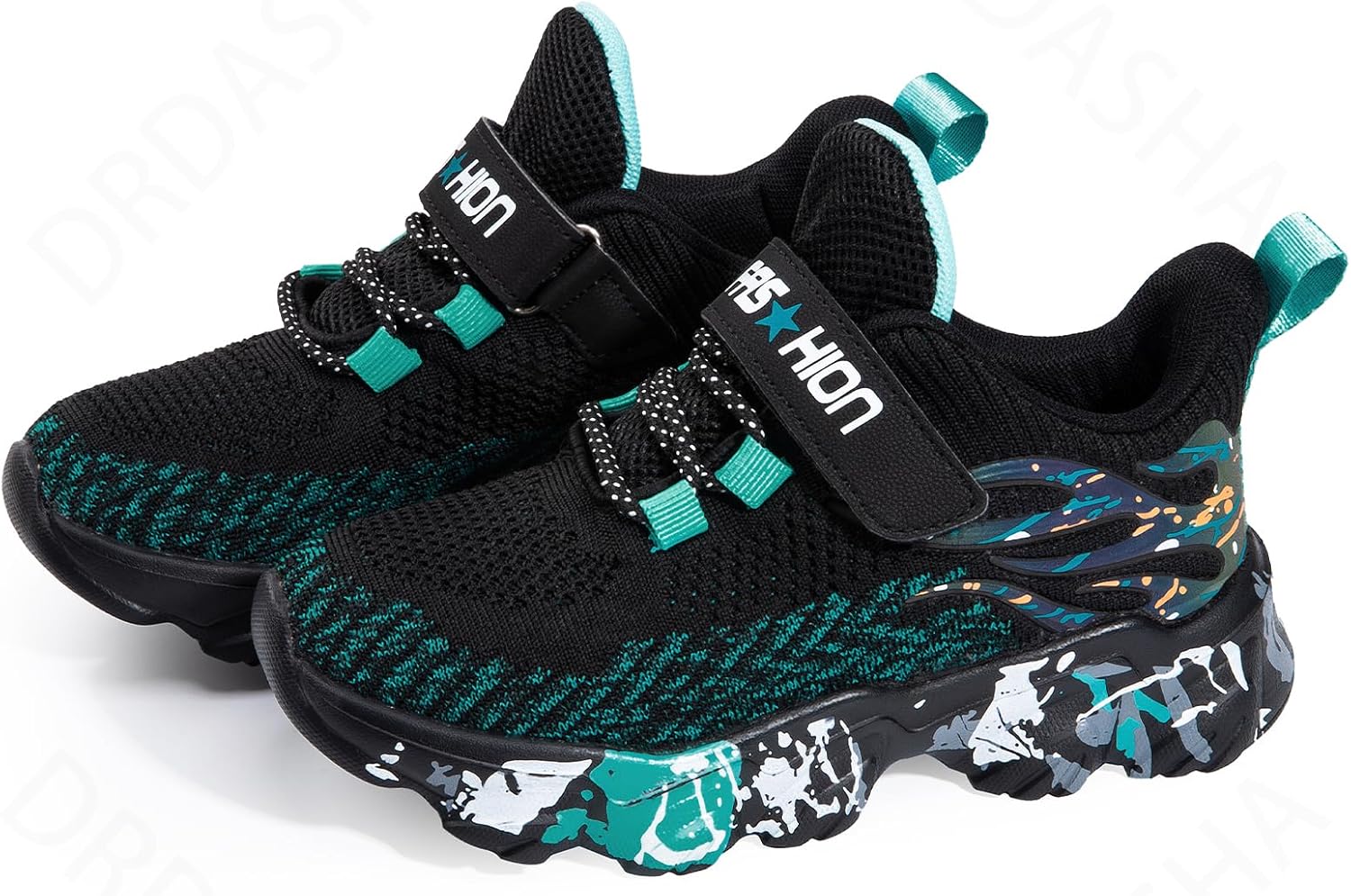 Kids Sneakers for Boys Girls Sports Tennis Breathable Walking Lightweight Running Kid Shoes