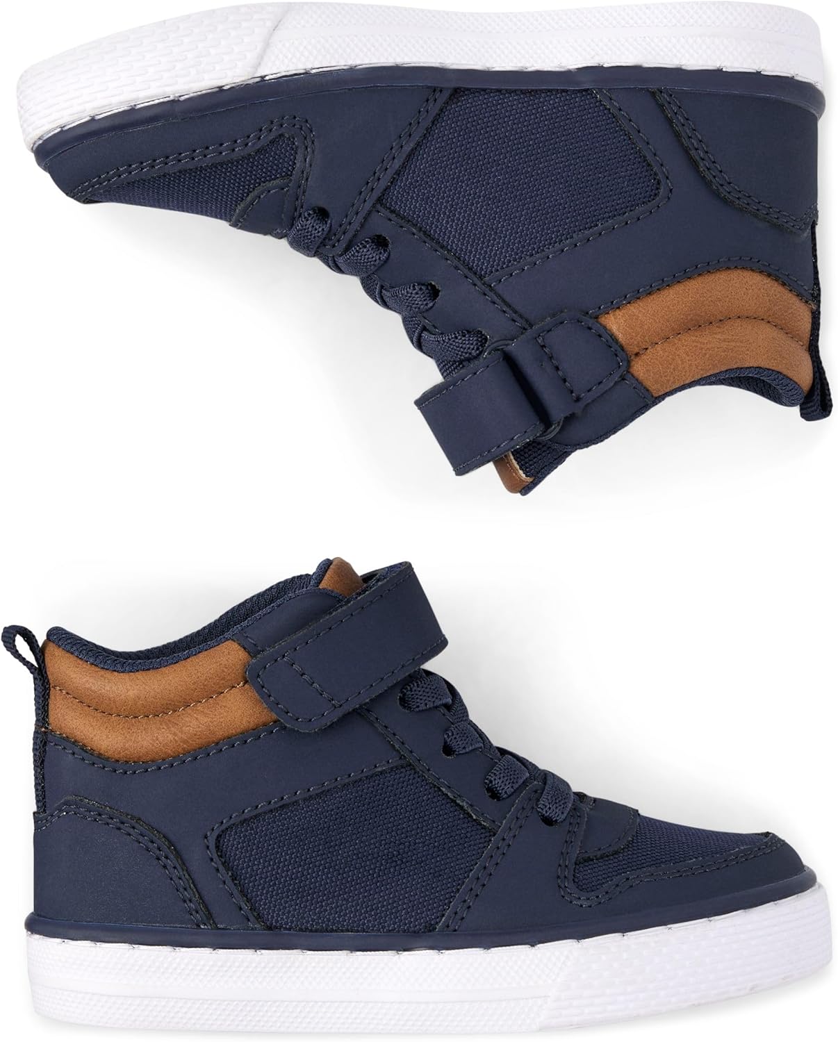 The Children's Place Boys Boys Casual Lace Up Hi Top Sneakers