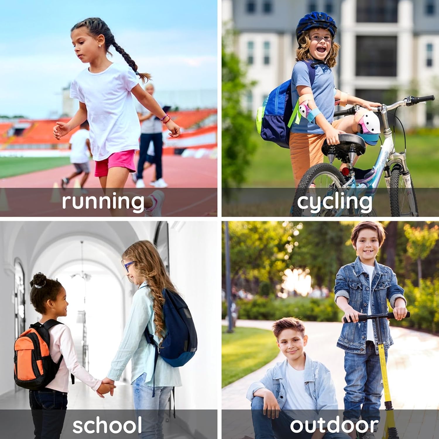 ChicStride Kids Shoes for Boys Girls Running Tennis Slip On Shoes Athletic Walking Sneakers