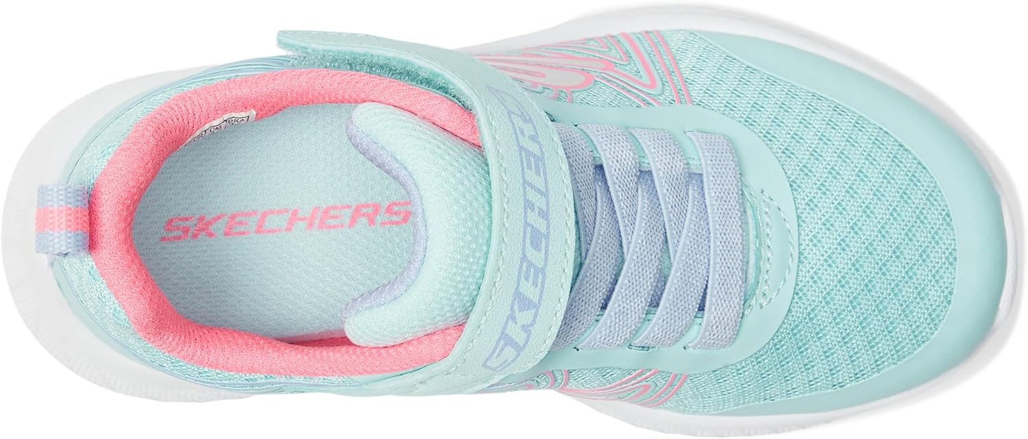 Skechers Kids' Microspec Plus-Swirl Sweet Sneakers