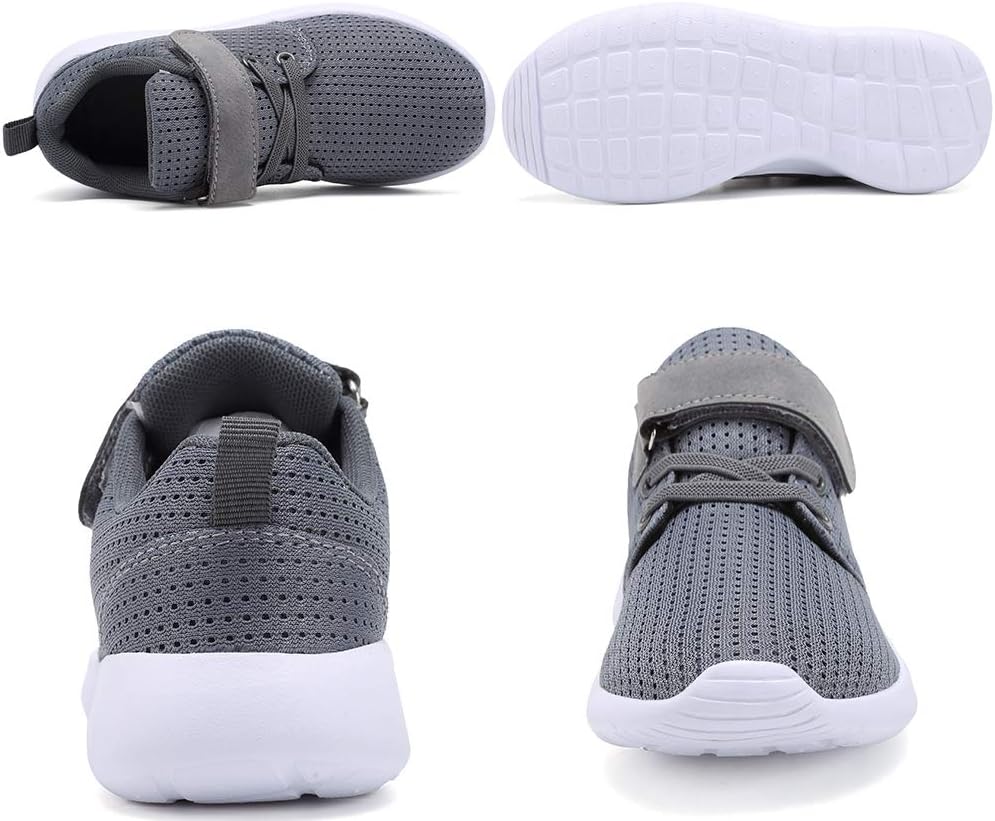 TOEDNNQI Boys Girls Sneakers Kids Lightweight Breathable Strap Athletic Running Shoes for Toddler/Little Kid/Big Kid - Image 4