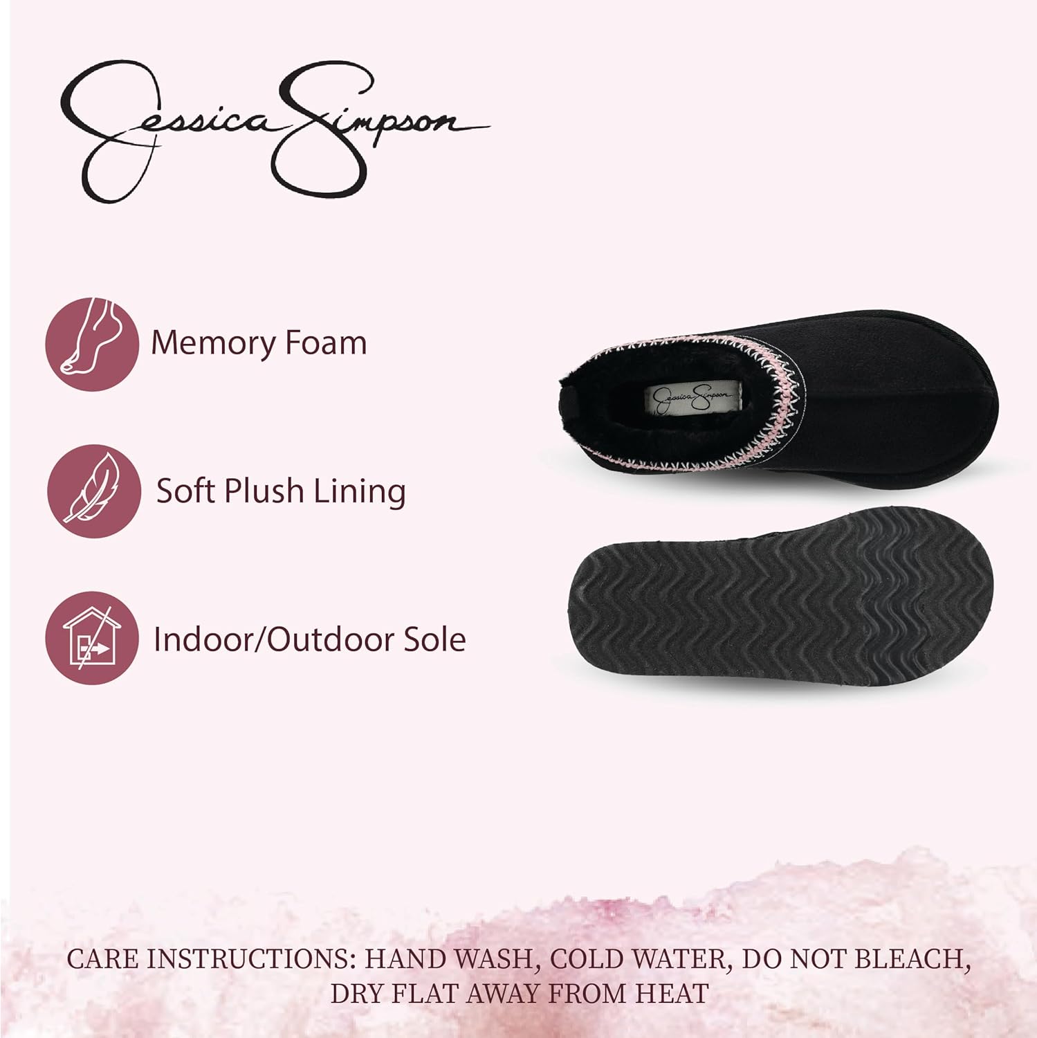 Jessica Simpson girls Slip-on Clog 1" Platform Slipper, Memory Foam, Indoor/Outdoor Sole
