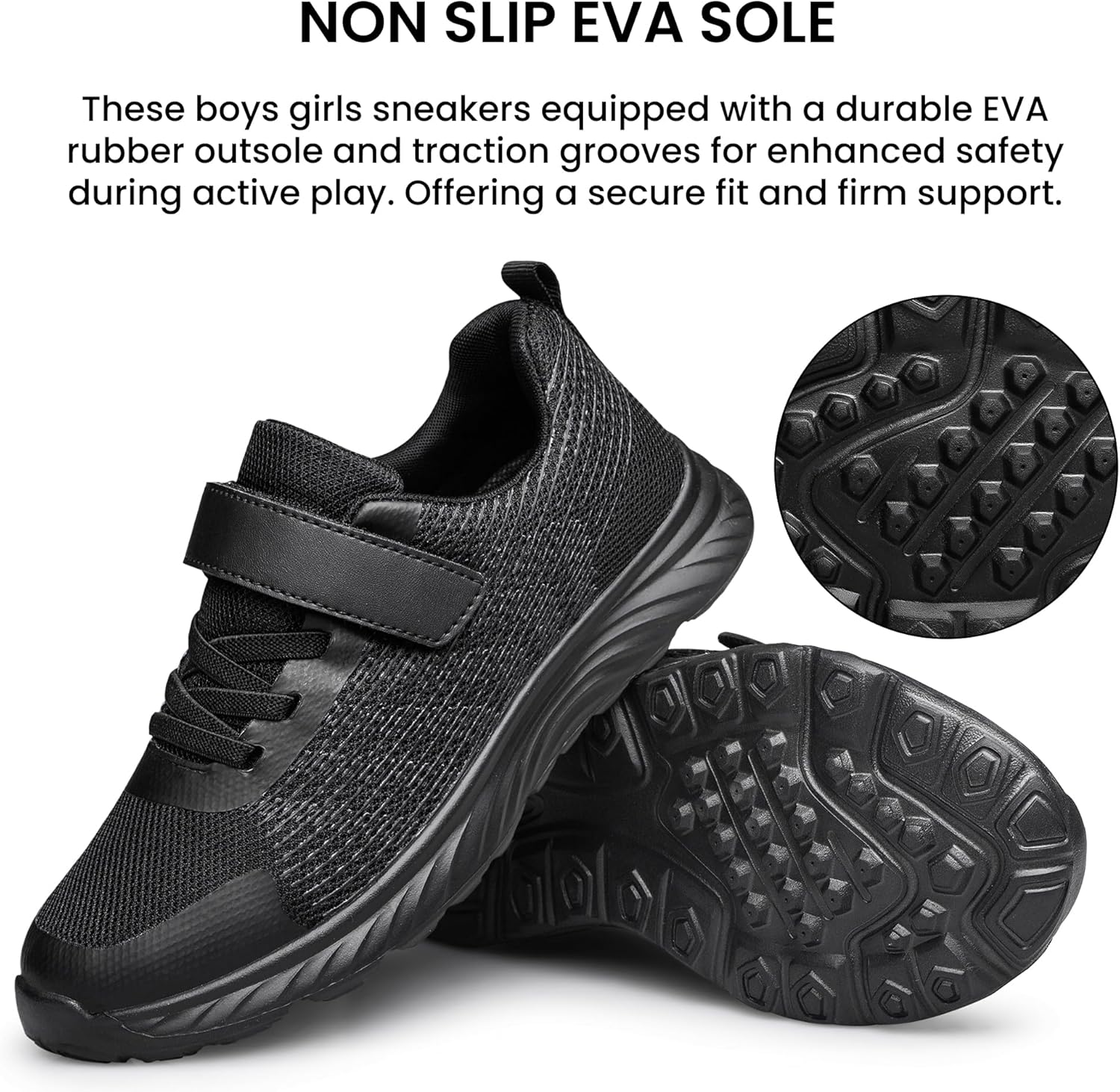 CASOSTELLY Boys Boys Shoes Kids Sneakers Unisex Non-Slip Lightweight Breathable Running Tennis Athletic Shoes for Toddler/Little Kid/Big Kid - Image 3