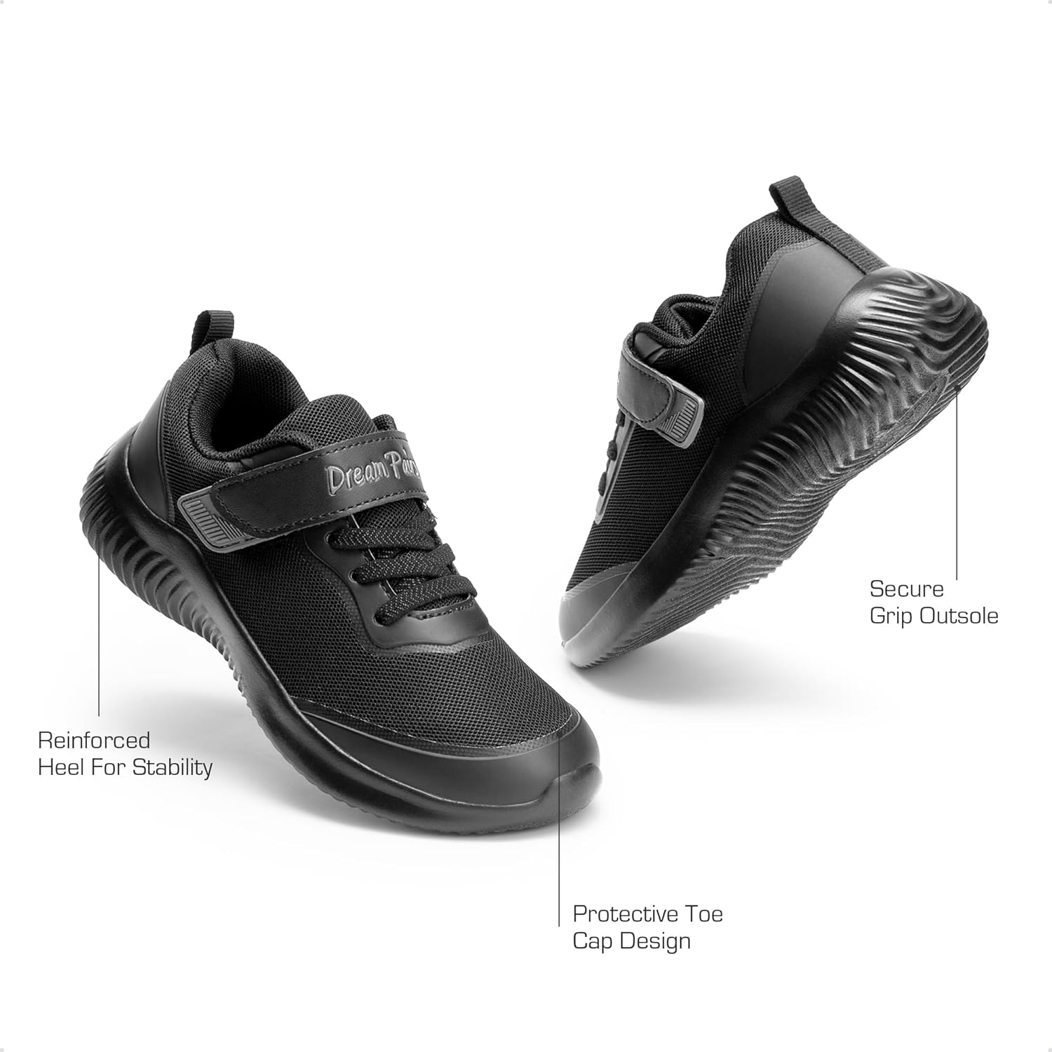 DREAM PAIRS Boys Boys Shoes Kids Tennis EZ-Ons BreezeRunners Running Sneakers