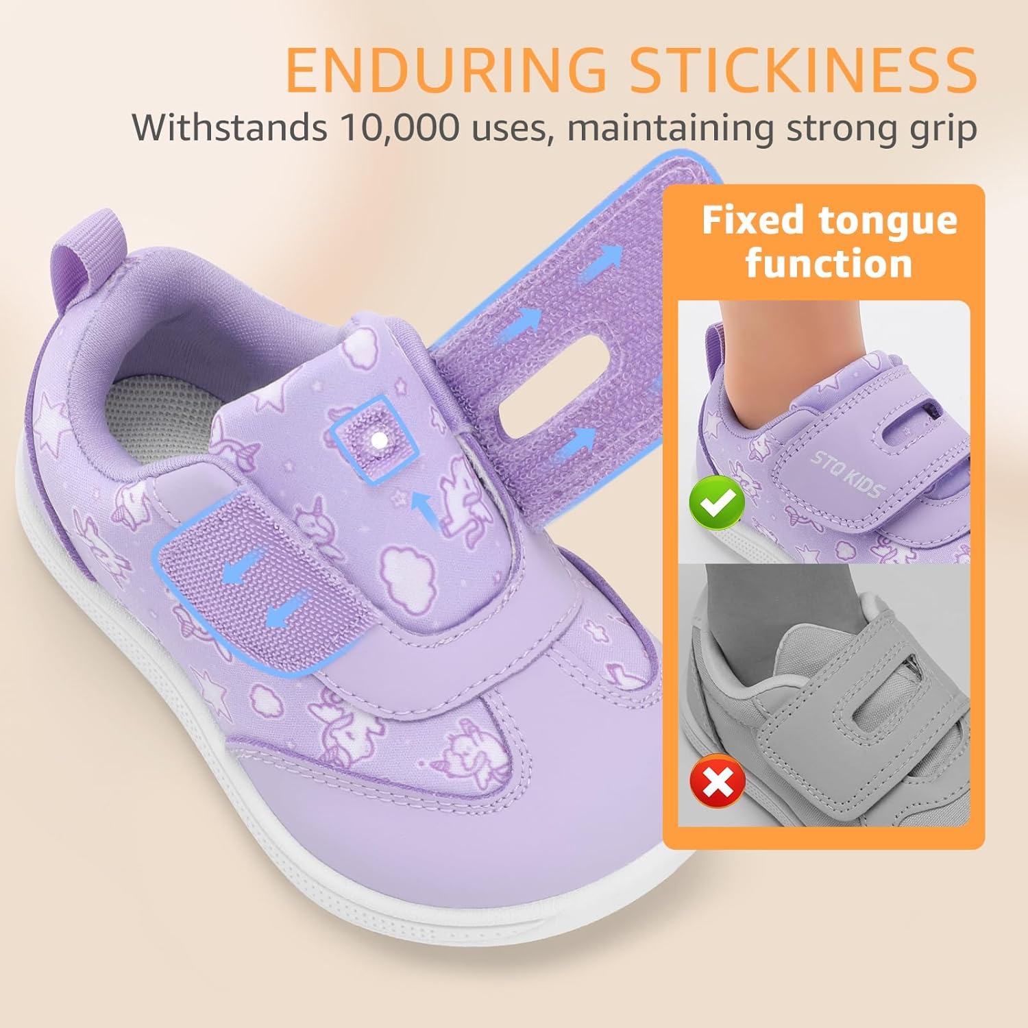 STQ KIDS Wide Toe Box Toddler Shoes Zero Drop Boys Girls Barefoot Shoe Non-Slip Little Kids Sneakers for First Walking - Image 5
