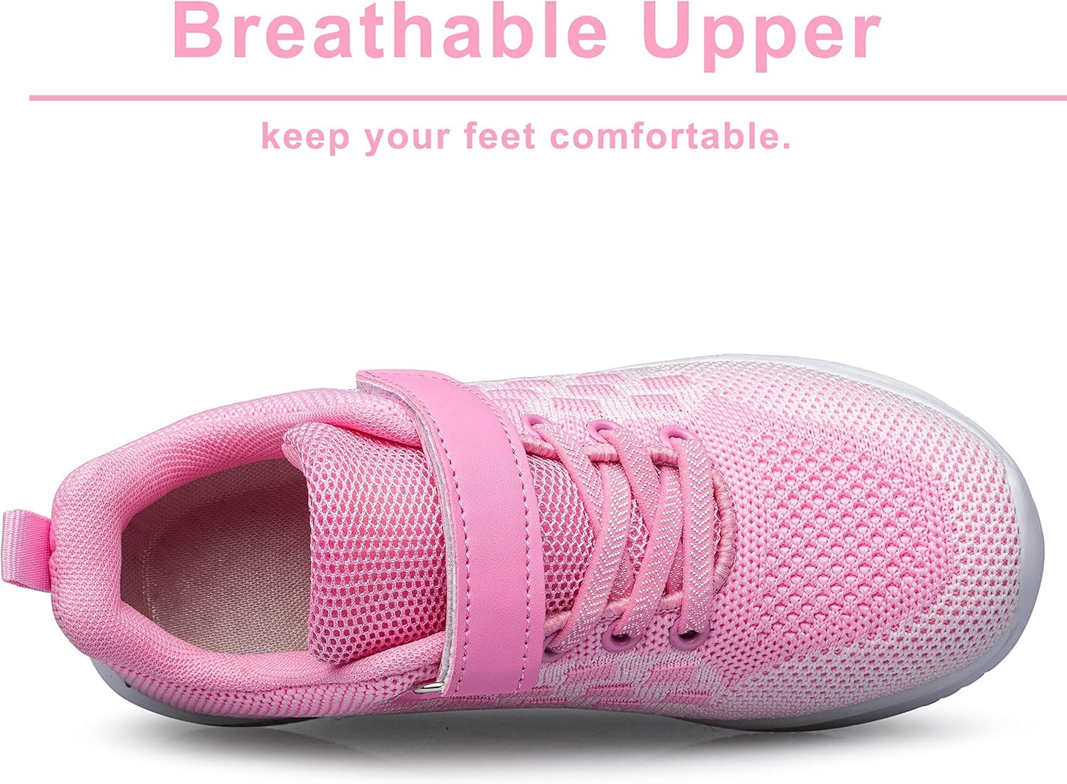 BNV Boys Girls Sneakers Kids Shoes Unisex Lightweight Breathable Athletic Running Tennis Fitness Shoes for Toddler/Little Kid/Big Kid - Image 4