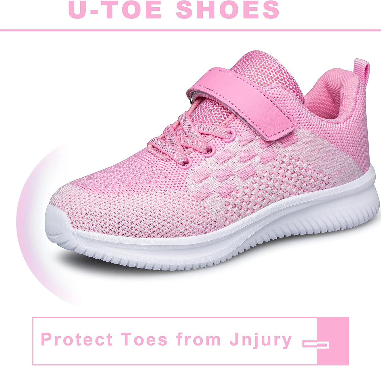 BNV Boys Girls Sneakers Kids Shoes Unisex Lightweight Breathable Athletic Running Tennis Fitness Shoes for Toddler/Little Kid/Big Kid - Image 2