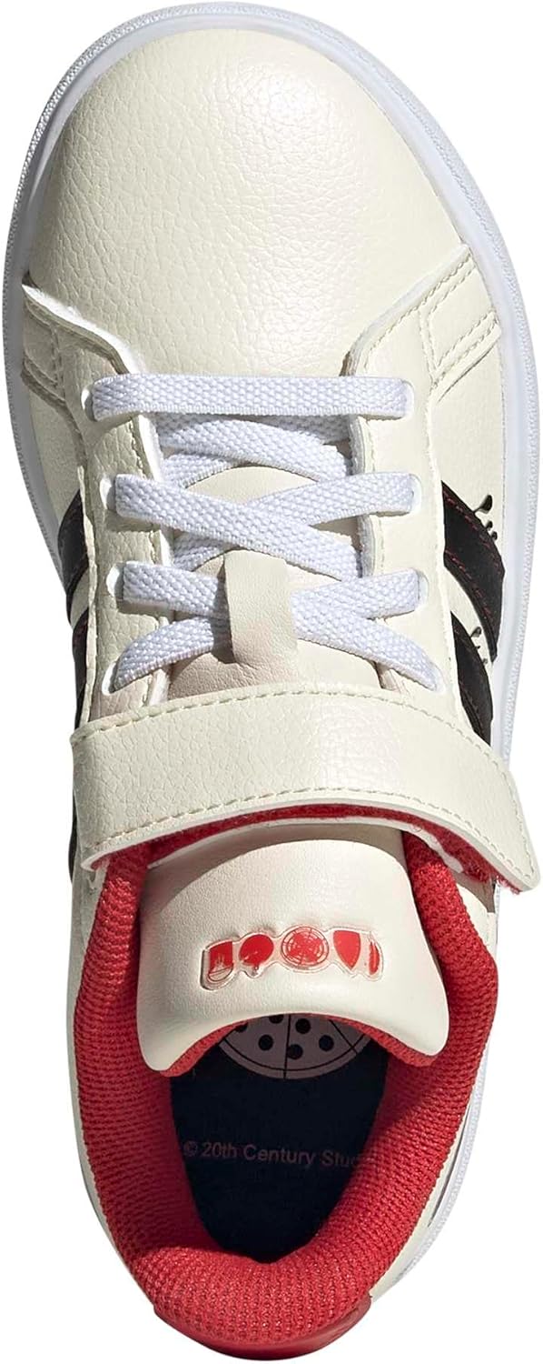 Adidas Unisex-Child Disney Grand Court Elastic Lace & Strap