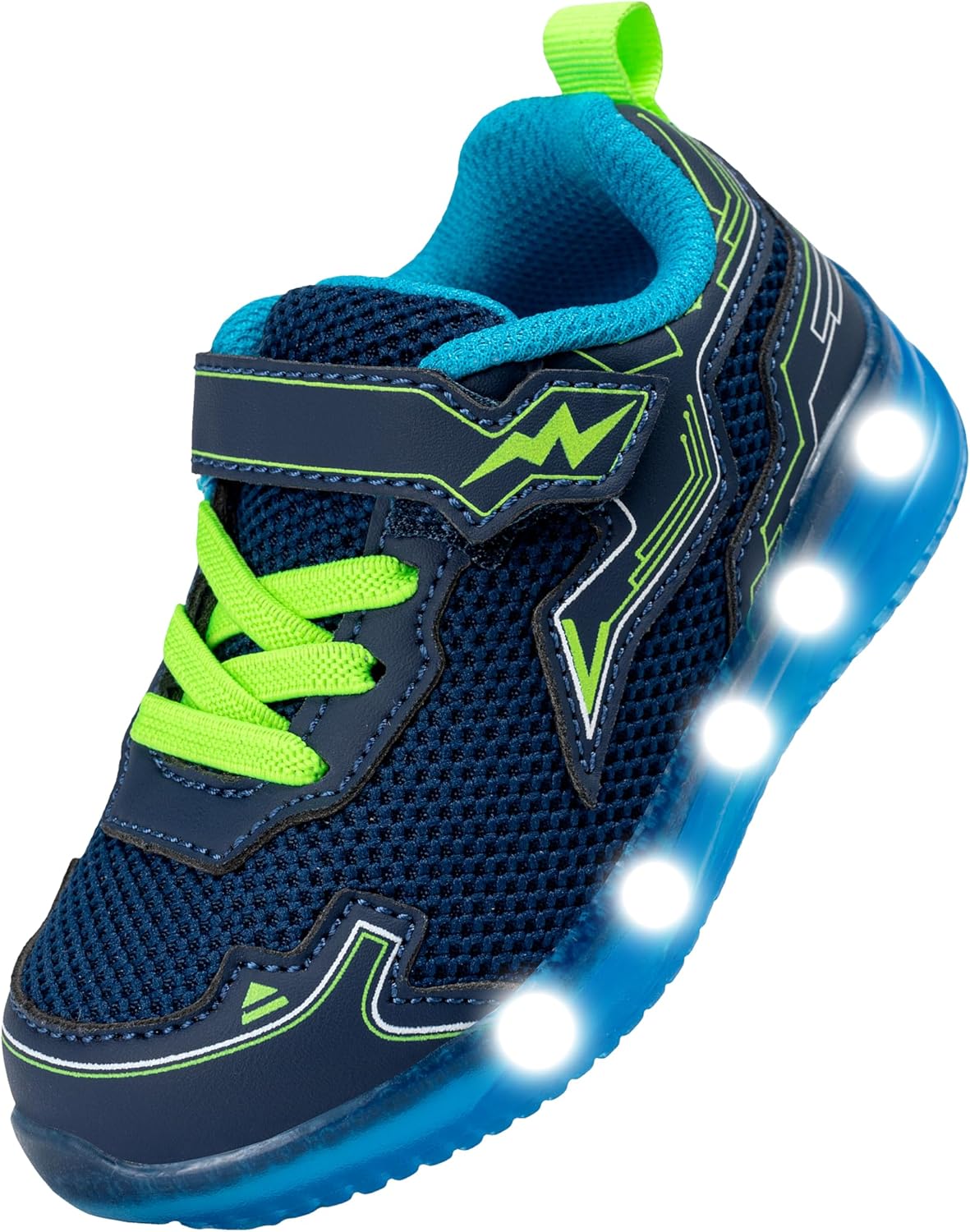 AMZKC ZKA Toddler Light Up Shoes for Girls Boys Size 5 to Size 13 Sparkle Walking Running Tennis Casual Fashion Sport - Image 8