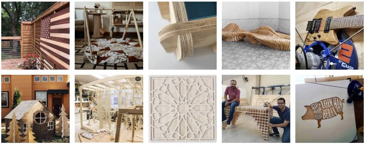 M2 CNC Engraving Machine Kit, First Wall Mounted Highly Accurate Cutting Engraver, 3-Axis CNC Machine for Wood, Metal, Plastic & More, Up to 4x8ft Working Area, Based on Maslow CNC Design