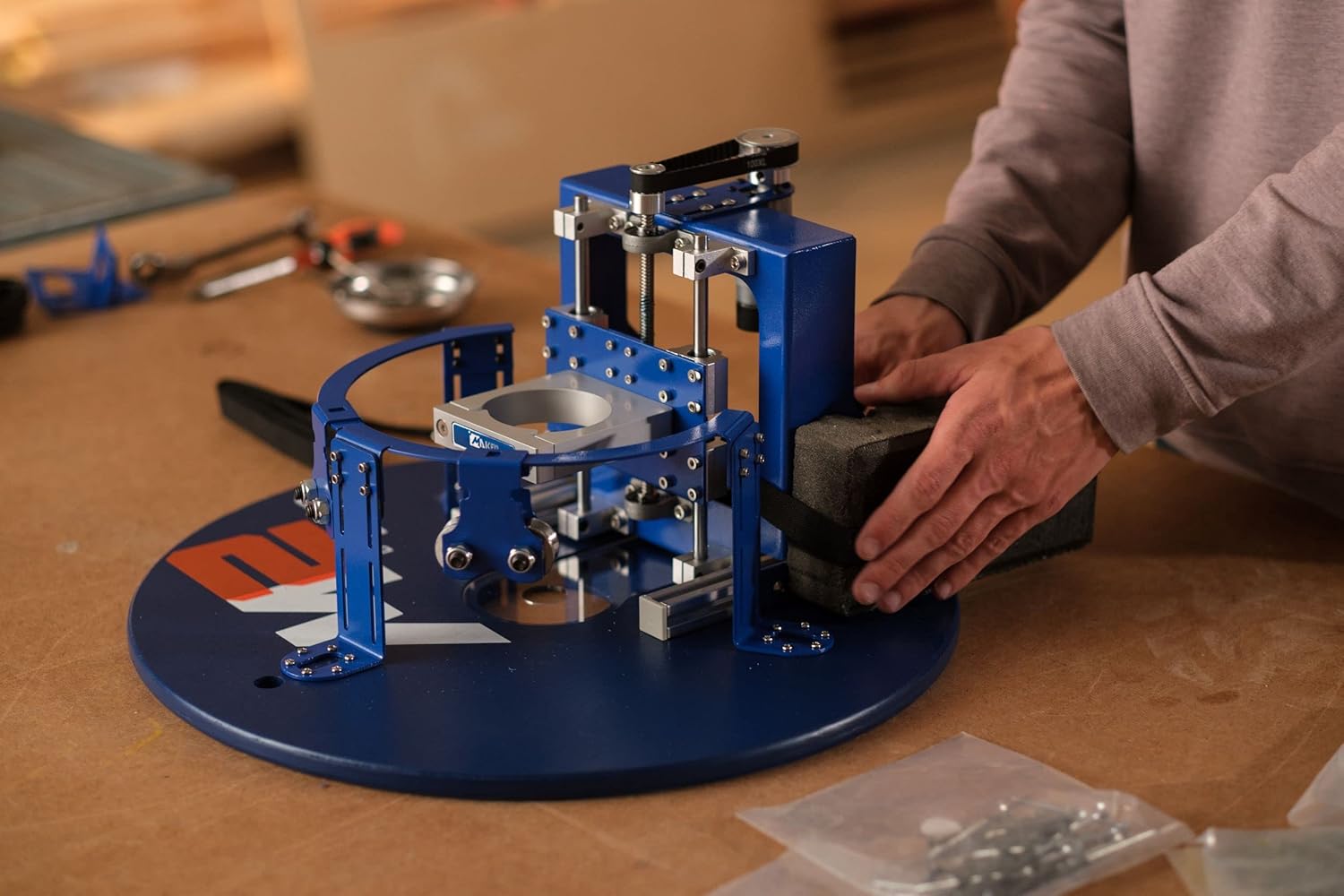 M2 CNC Engraving Machine Kit, First Wall Mounted Highly Accurate Cutting Engraver, 3-Axis CNC Machine for Wood, Metal, Plastic & More, Up to 4x8ft Working Area, Based on Maslow CNC Design - Image 5