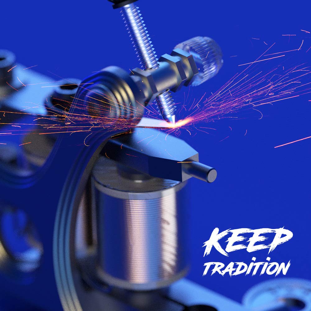 STIGMA Tattoo Machine CNC Carved from Italy Handmade Tattoo Coil Machines Gun 10/12 Wrap Coils for Liner/Shader TMSL002 - Image 5