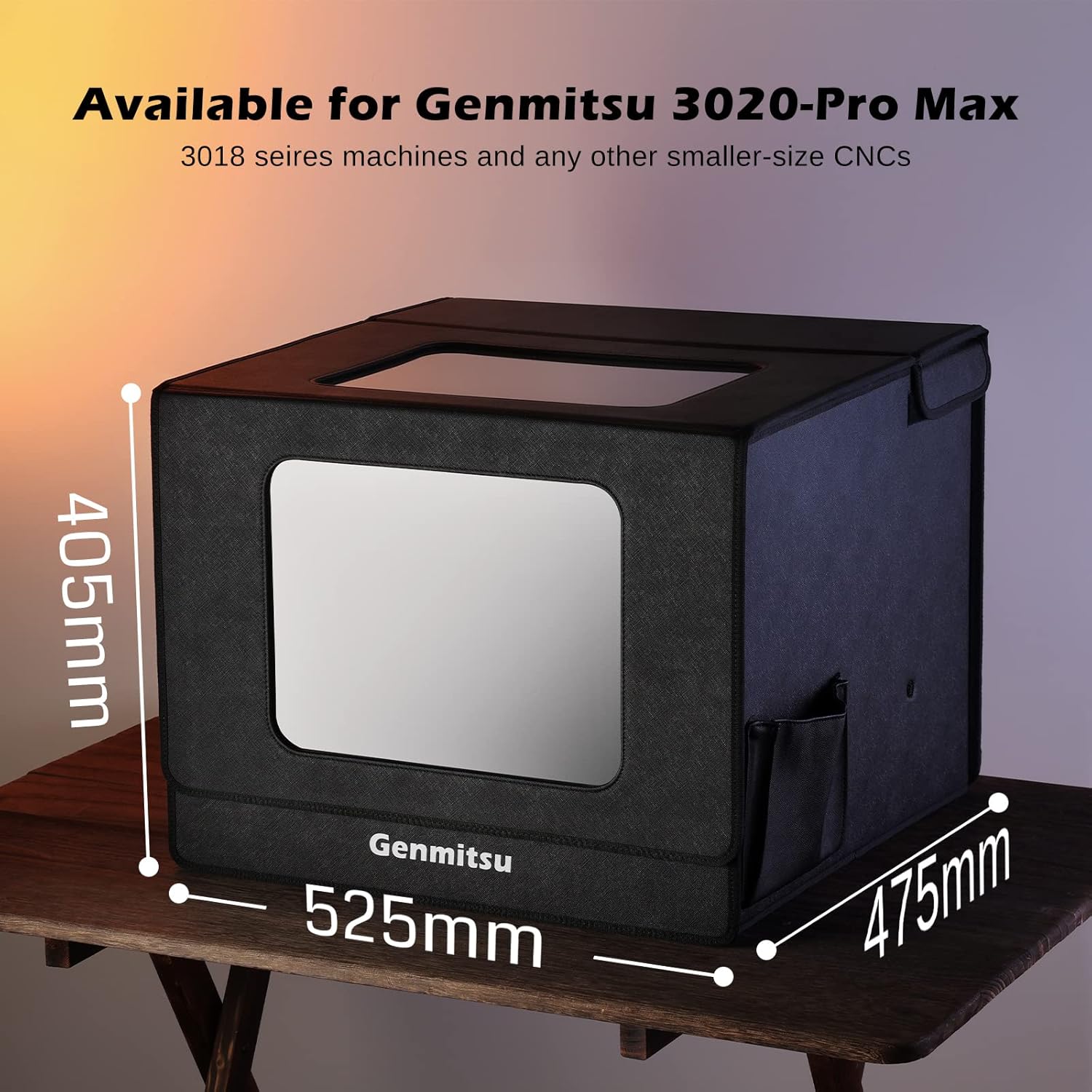 Genmitsu 3020-PRO Ultra CNC Router Machine + Kaba Fold CNC Enclosure