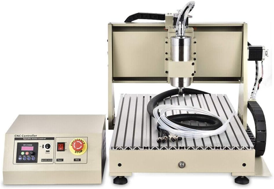 4 Axis Router Engraver USB CNC 6040, 1.5KW Engraver Milling Drilling Machine 3D Spindle Carving Drilling Machine For Wood Working Cutting Mill W/Remote Controller